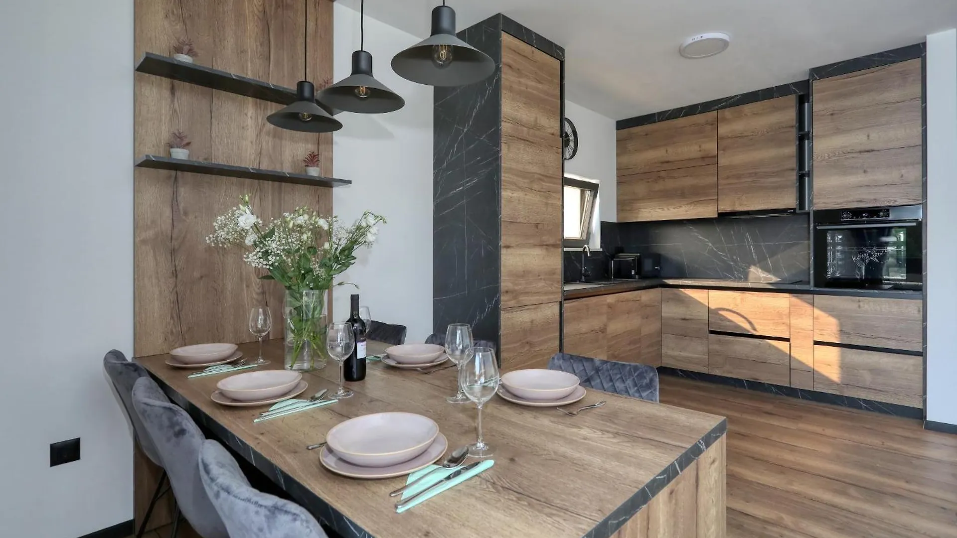 Apartmán K3-Penthouse With Sea View And Heated Pool Vir