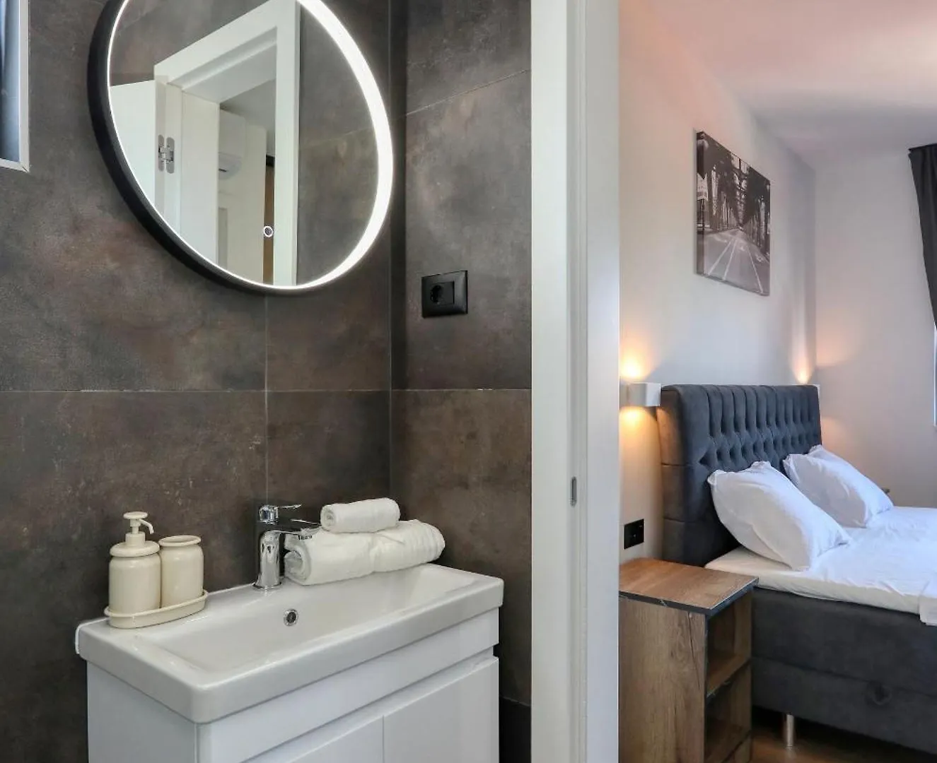 Apartmán K3-Penthouse With Sea View And Heated Pool Vir