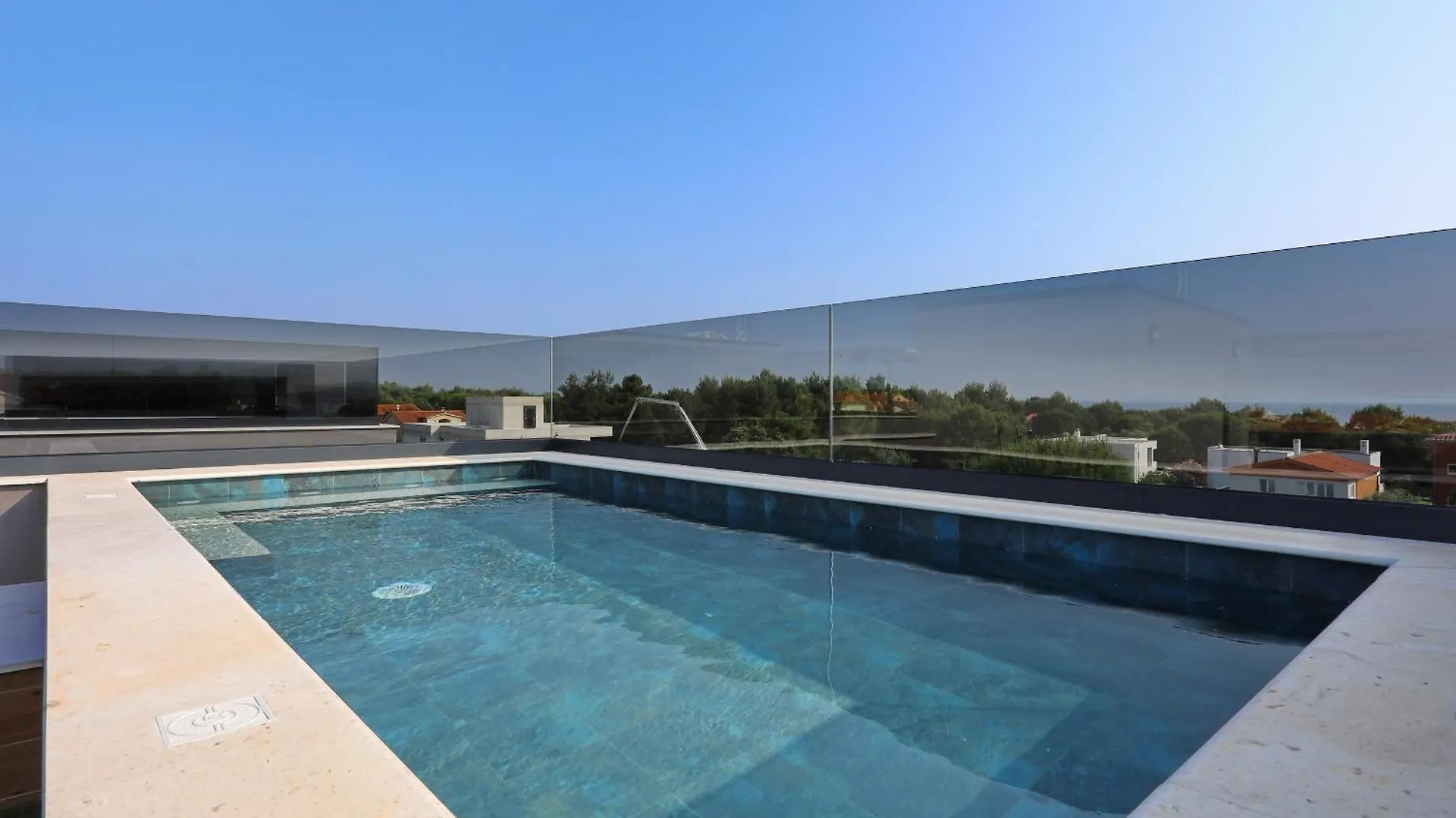 Apartmán K3-Penthouse With Sea View And Heated Pool Vir