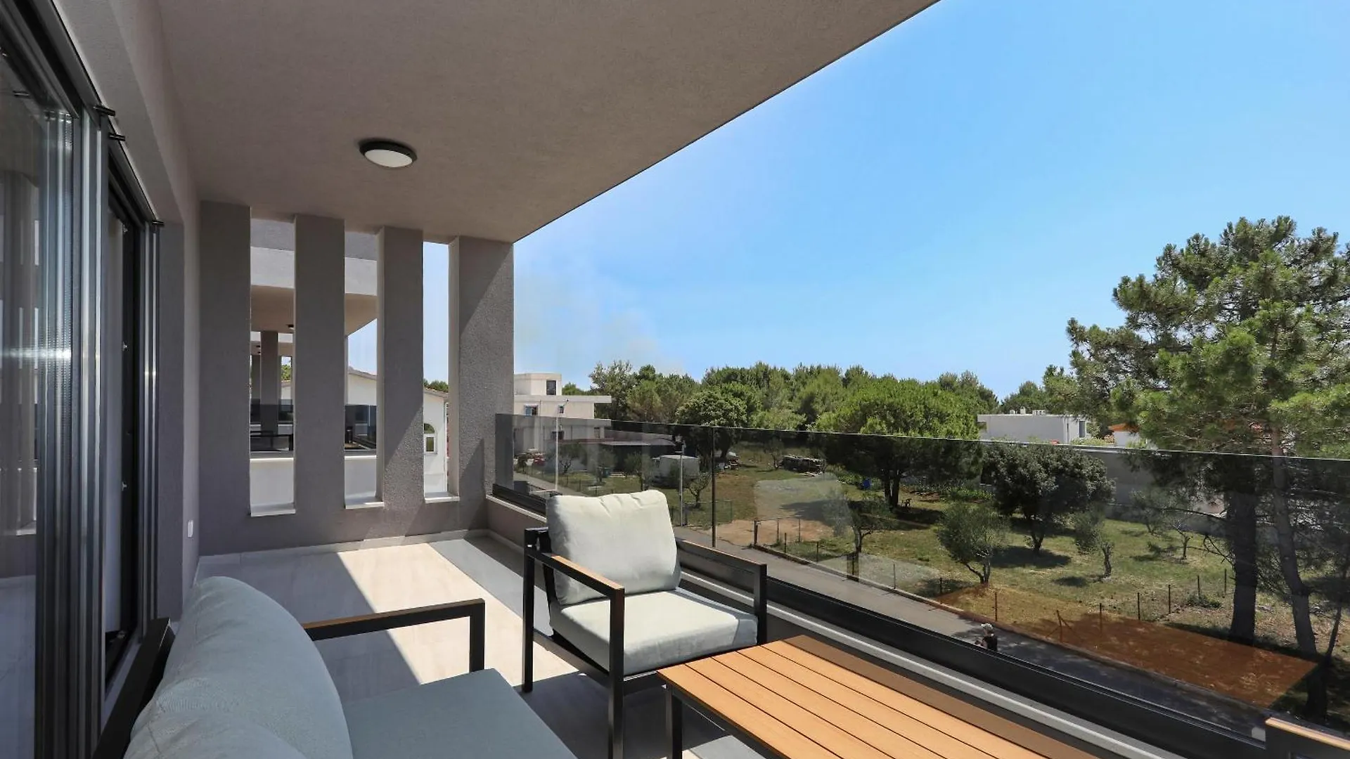 Apartmán K3-Penthouse With Sea View And Heated Pool Vir Chorvatsko