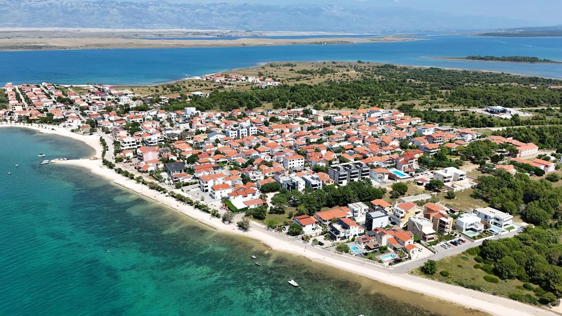 Apartmán K3-Penthouse With Sea View And Heated Pool Vir Chorvatsko