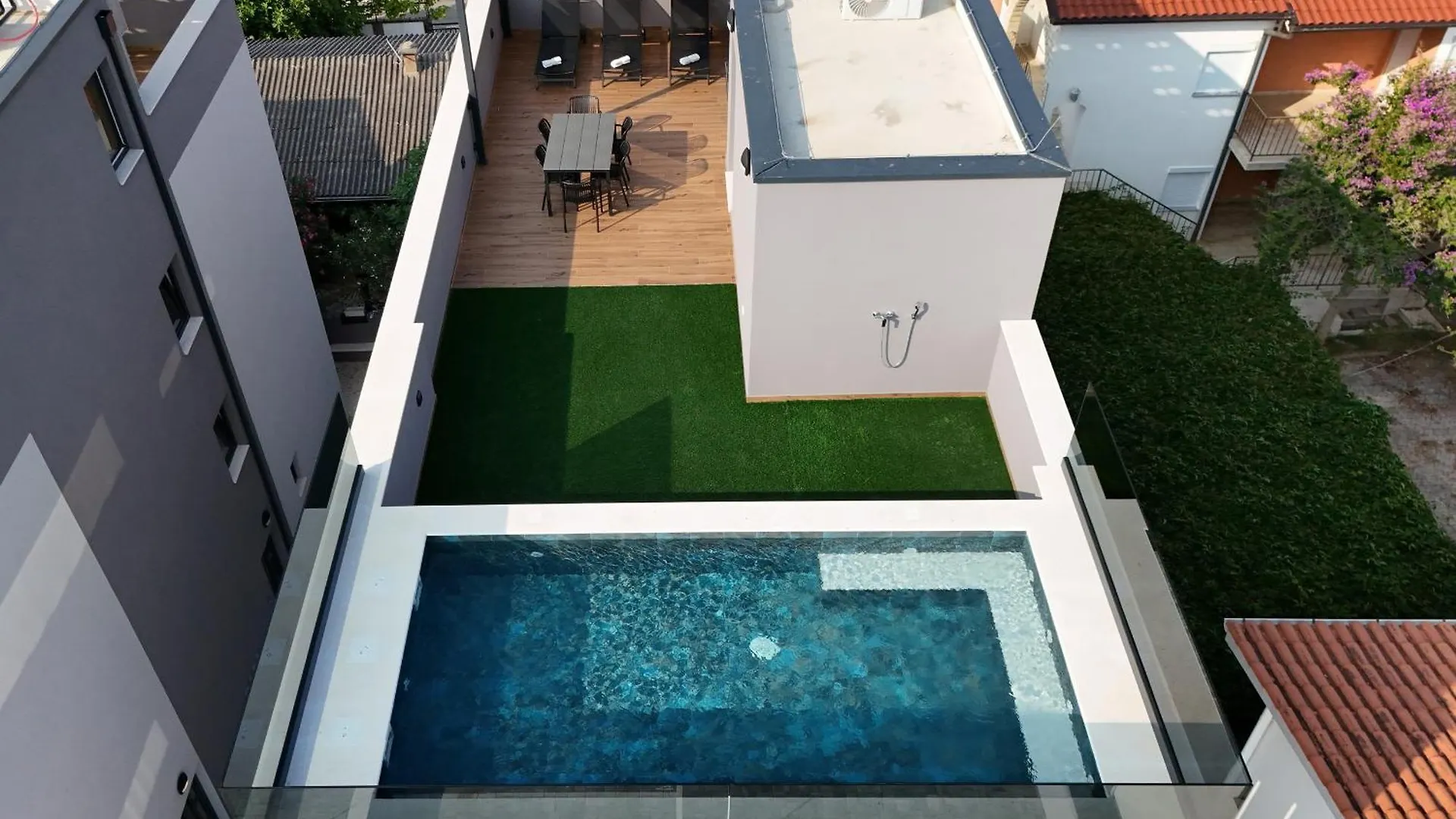 Apartmán K3-Penthouse With Sea View And Heated Pool Vir