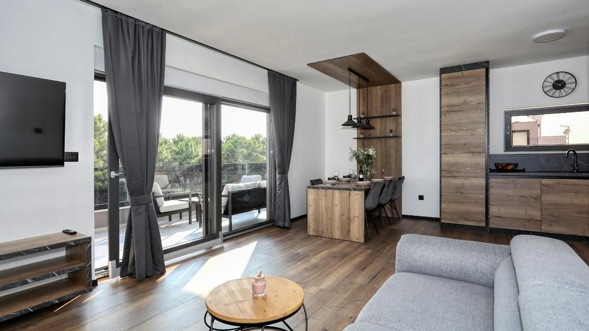 Apartmán K3-Penthouse With Sea View And Heated Pool Vir Chorvatsko